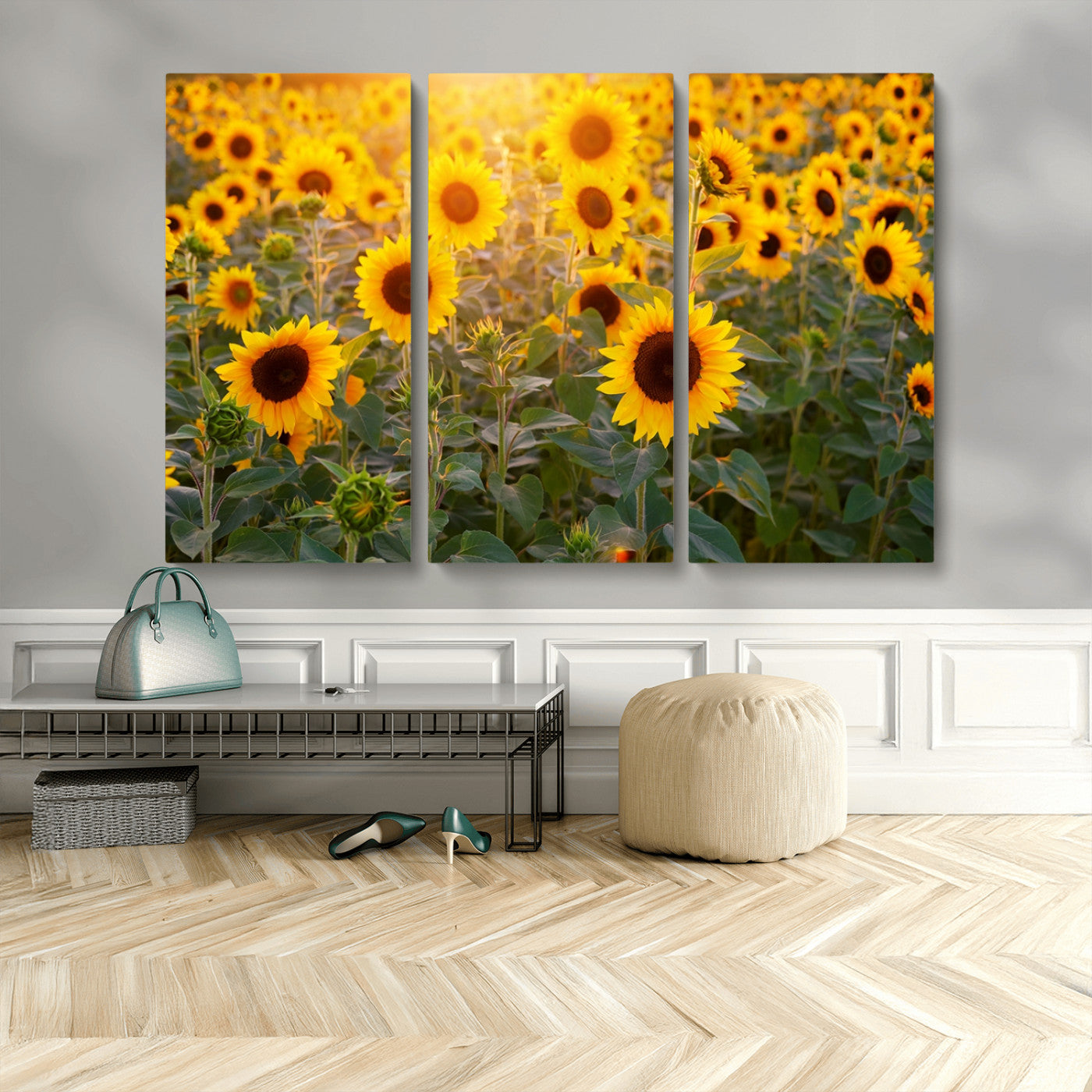 Sunflower Sunshine Wall Art Canvas Print