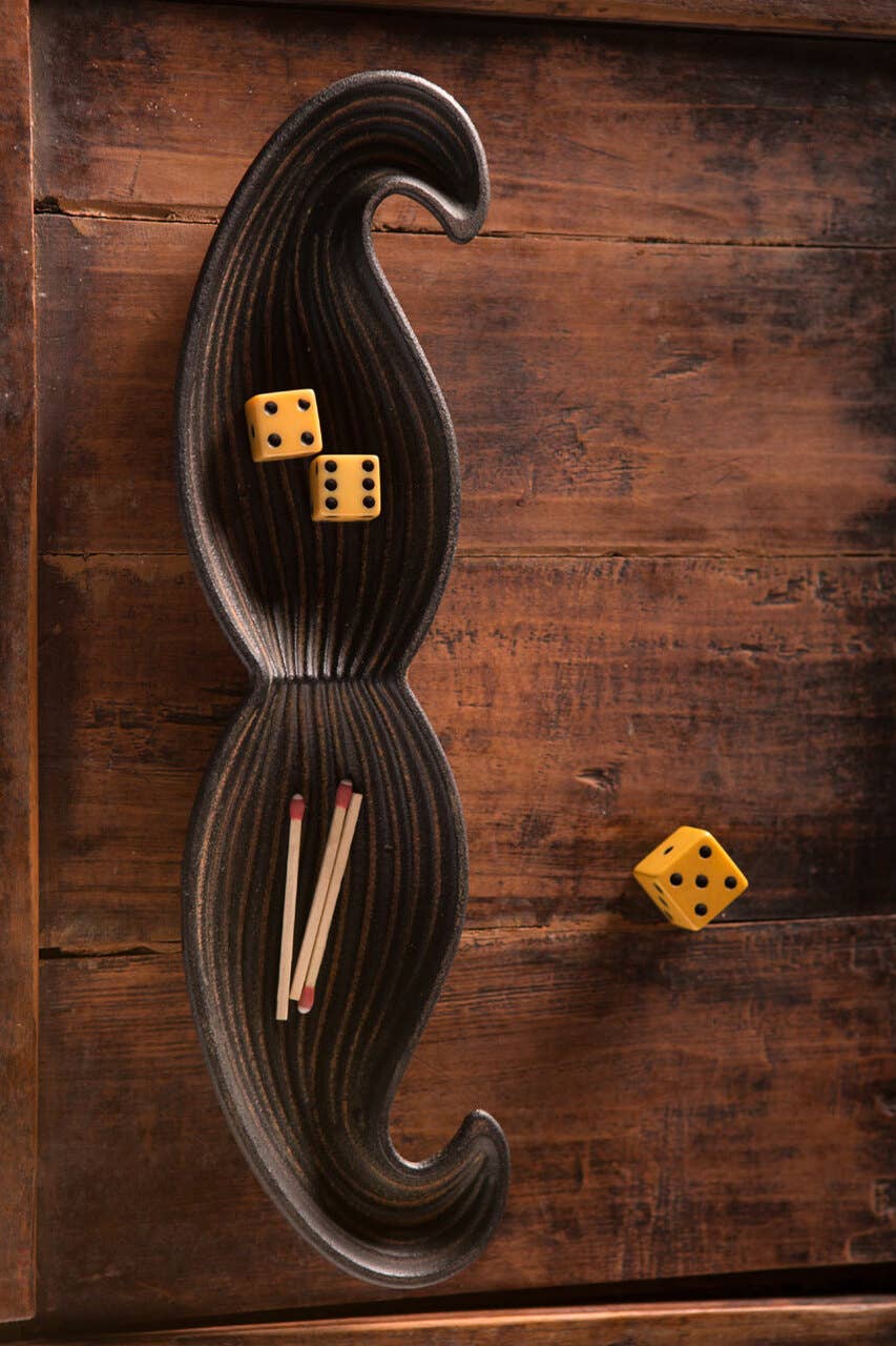 Cast Iron Mustache Dish