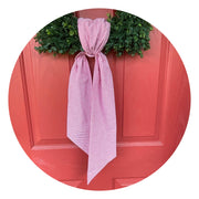 Seersucker Sash: Red / 44 inches