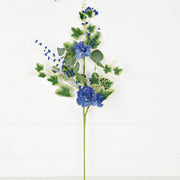 35625-24in Spray-Blue Hydrangea Garden