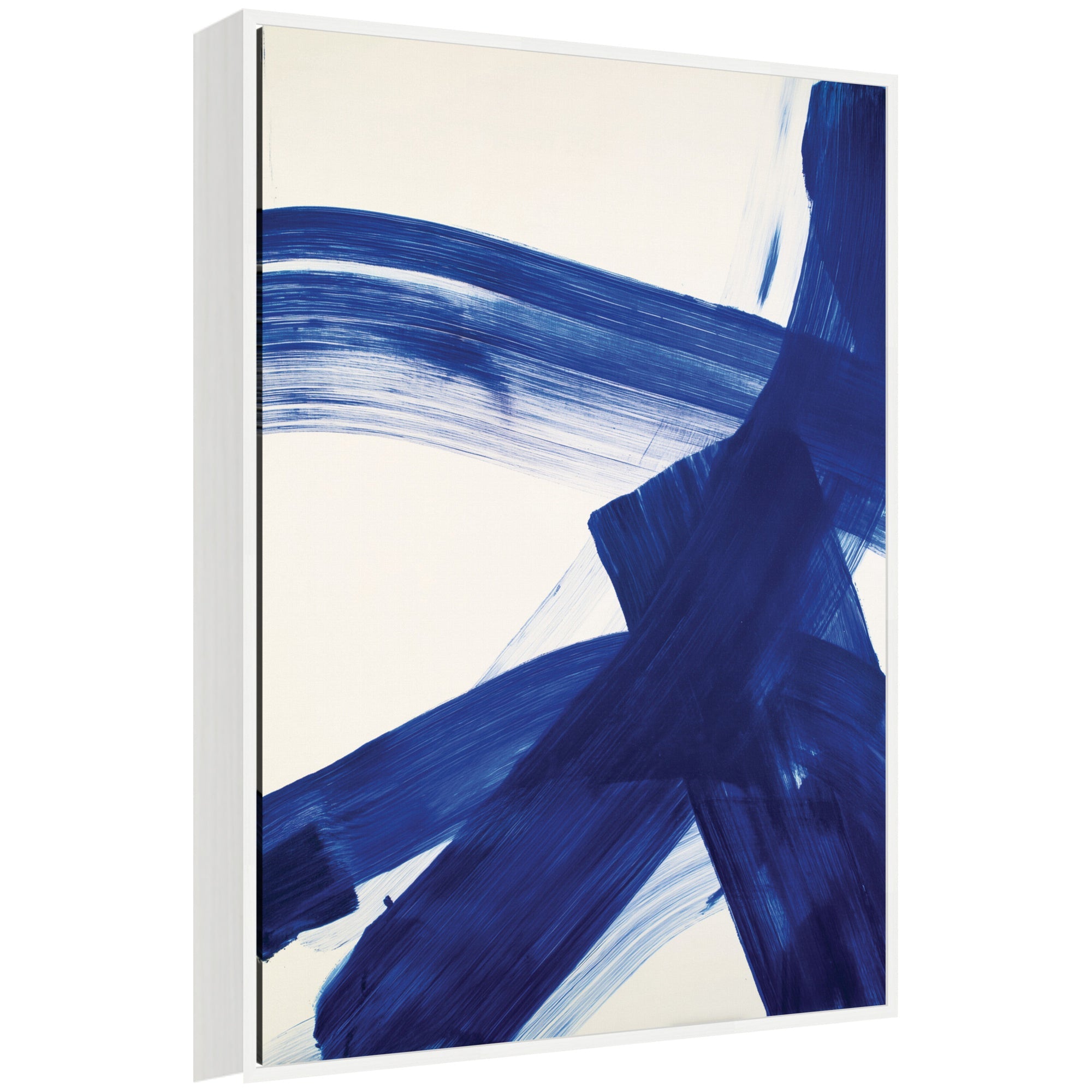 Colbalt Mark No. 2 by Amy Lighthall Framed Canvas Wall Art Print
