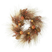 30 Inch Yellow Long Needle Pine Fall Fruit Wreath