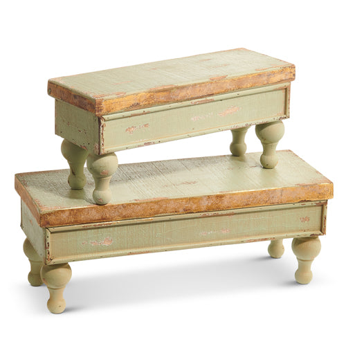 Antique Green Risers - 2 Sizes