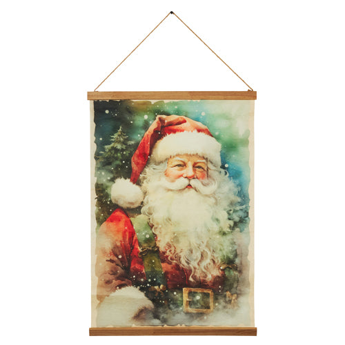 29.5" Santa Wishes Wall Hanging
