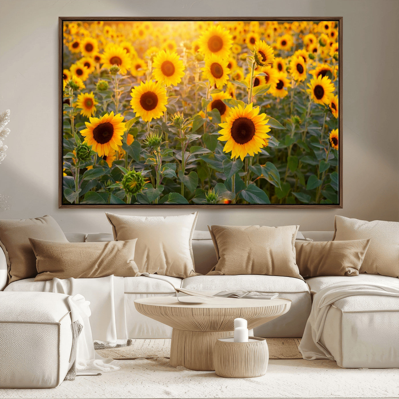 Sunflower Sunshine Wall Art Canvas Print