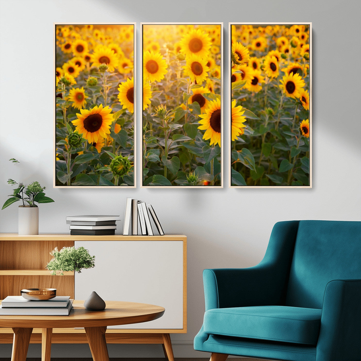 Sunflower Sunshine Wall Art Canvas Print