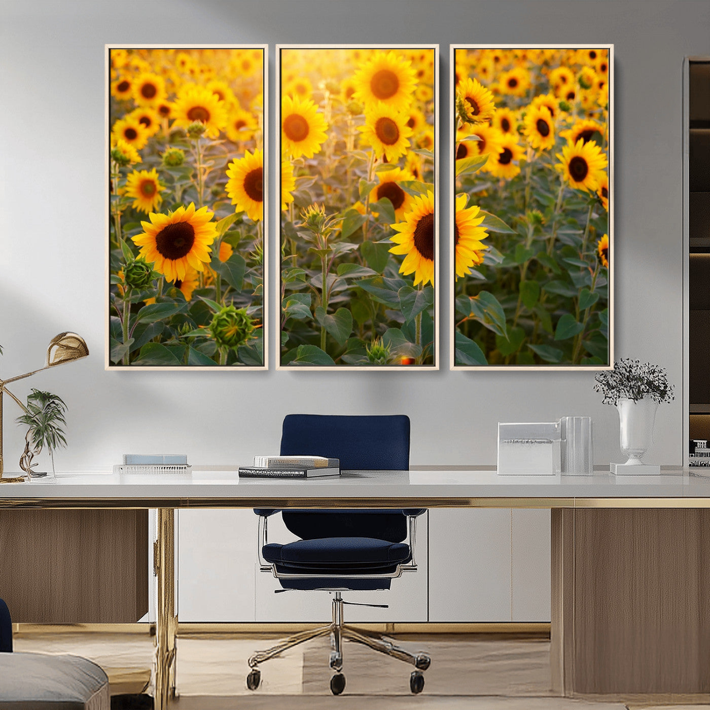 Sunflower Sunshine Wall Art Canvas Print