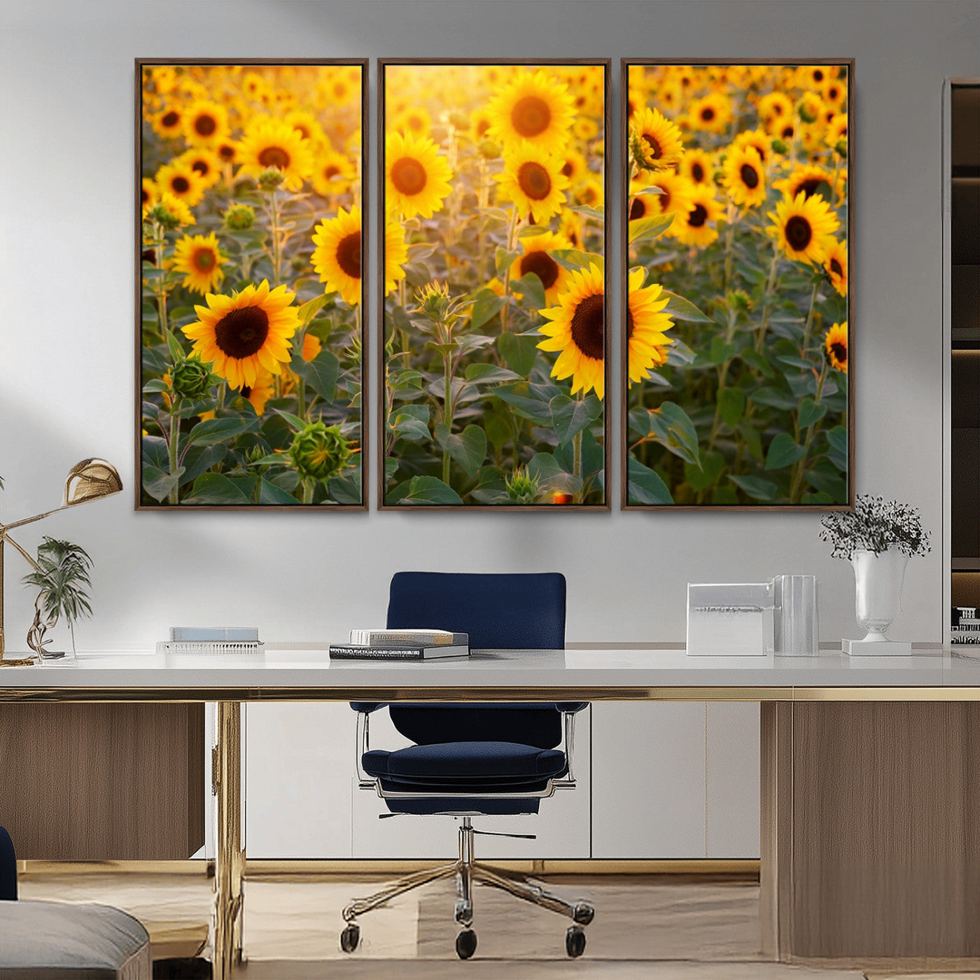 Sunflower Sunshine Wall Art Canvas Print