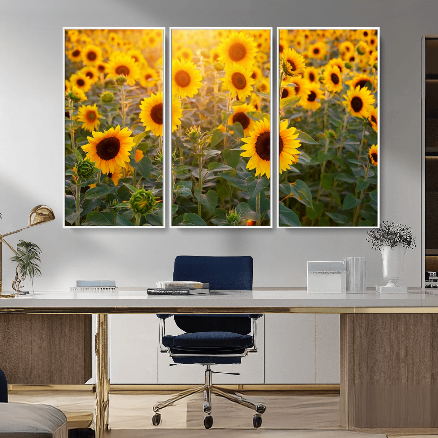 Sunflower Sunshine Wall Art Canvas Print