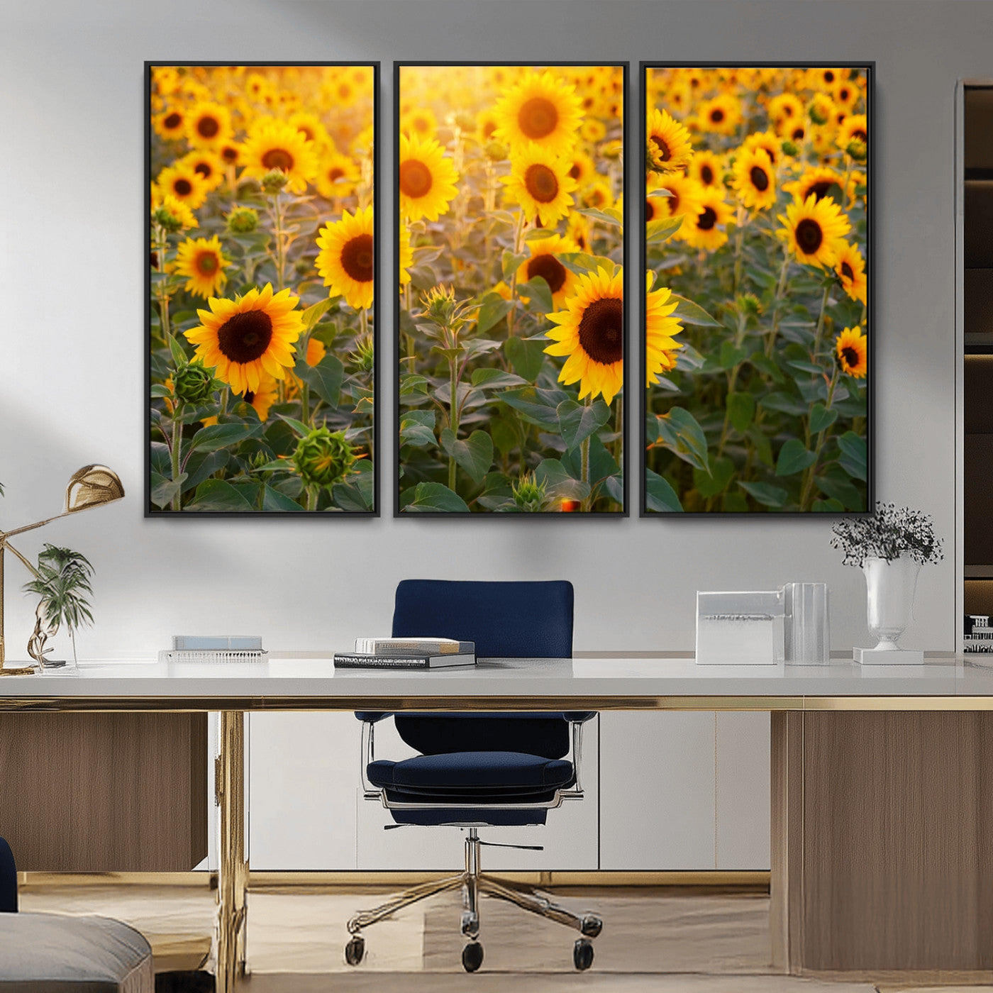 Sunflower Sunshine Wall Art Canvas Print