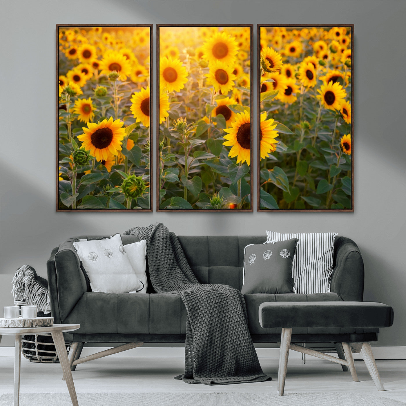 Sunflower Sunshine Wall Art Canvas Print