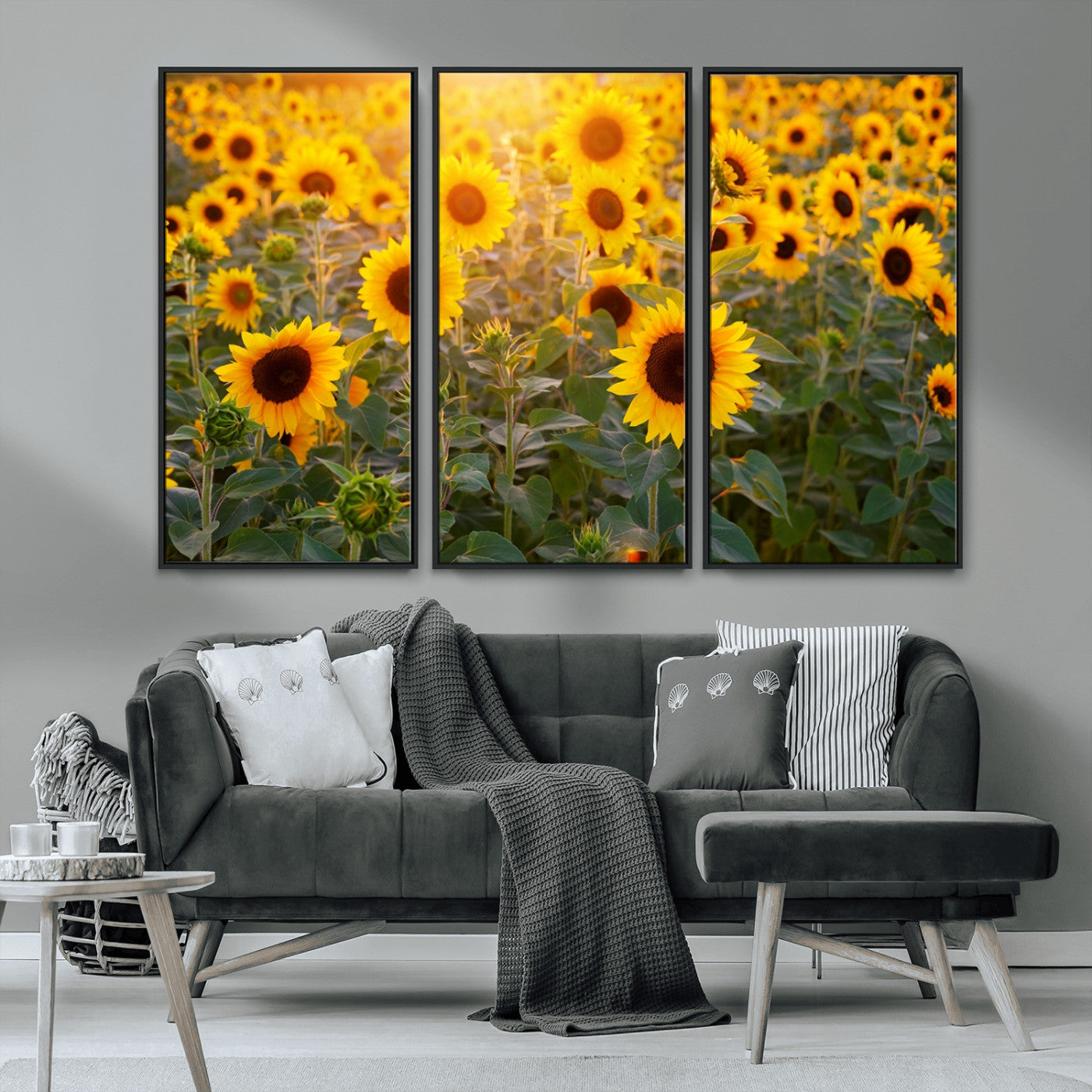 Sunflower Sunshine Wall Art Canvas Print
