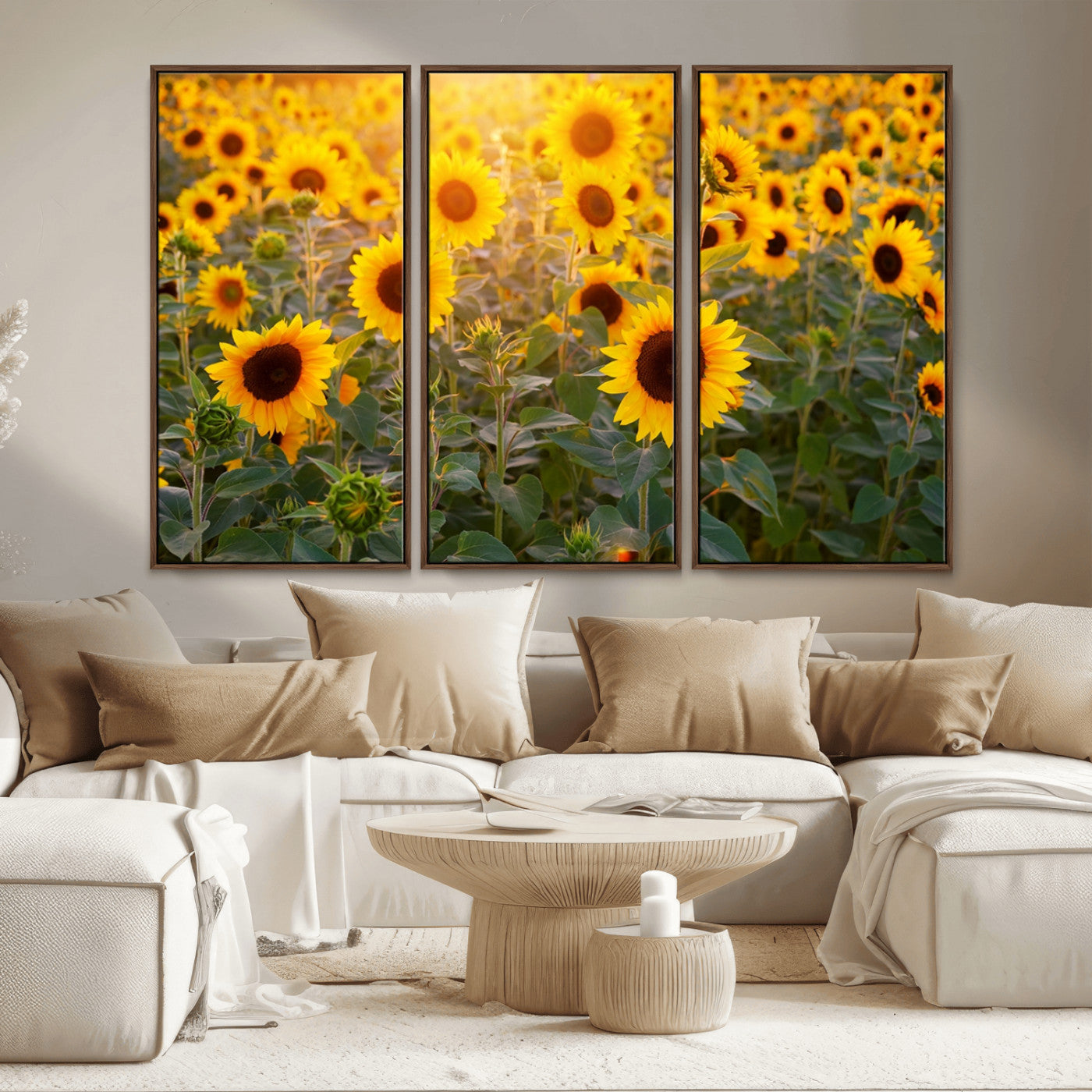 Sunflower Sunshine Wall Art Canvas Print