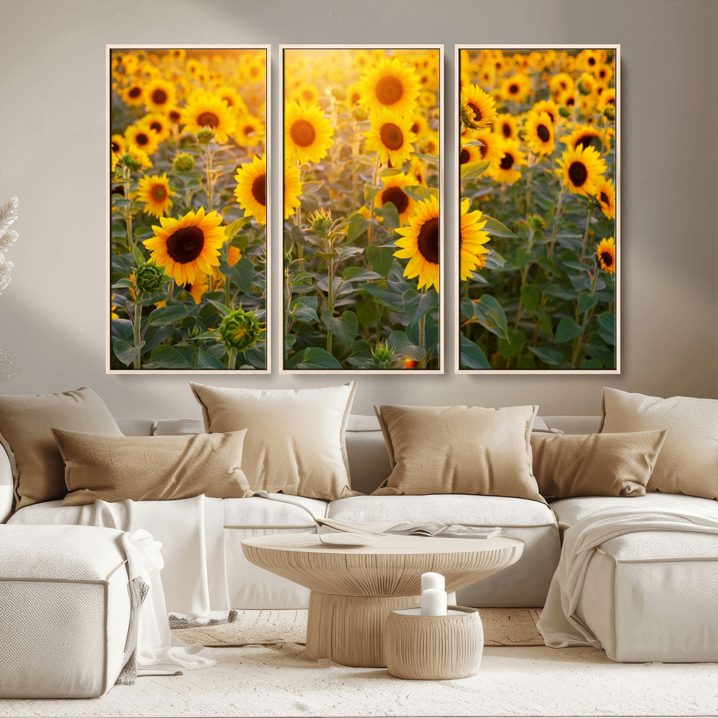 Sunflower Sunshine Wall Art Canvas Print