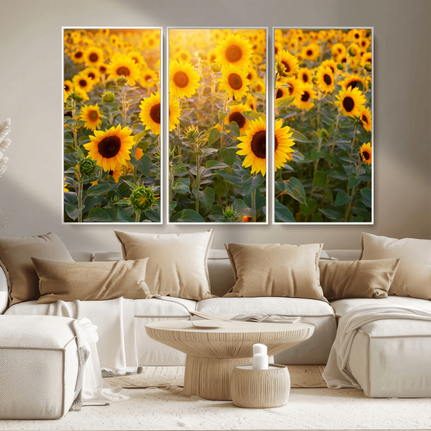 Sunflower Sunshine Wall Art Canvas Print