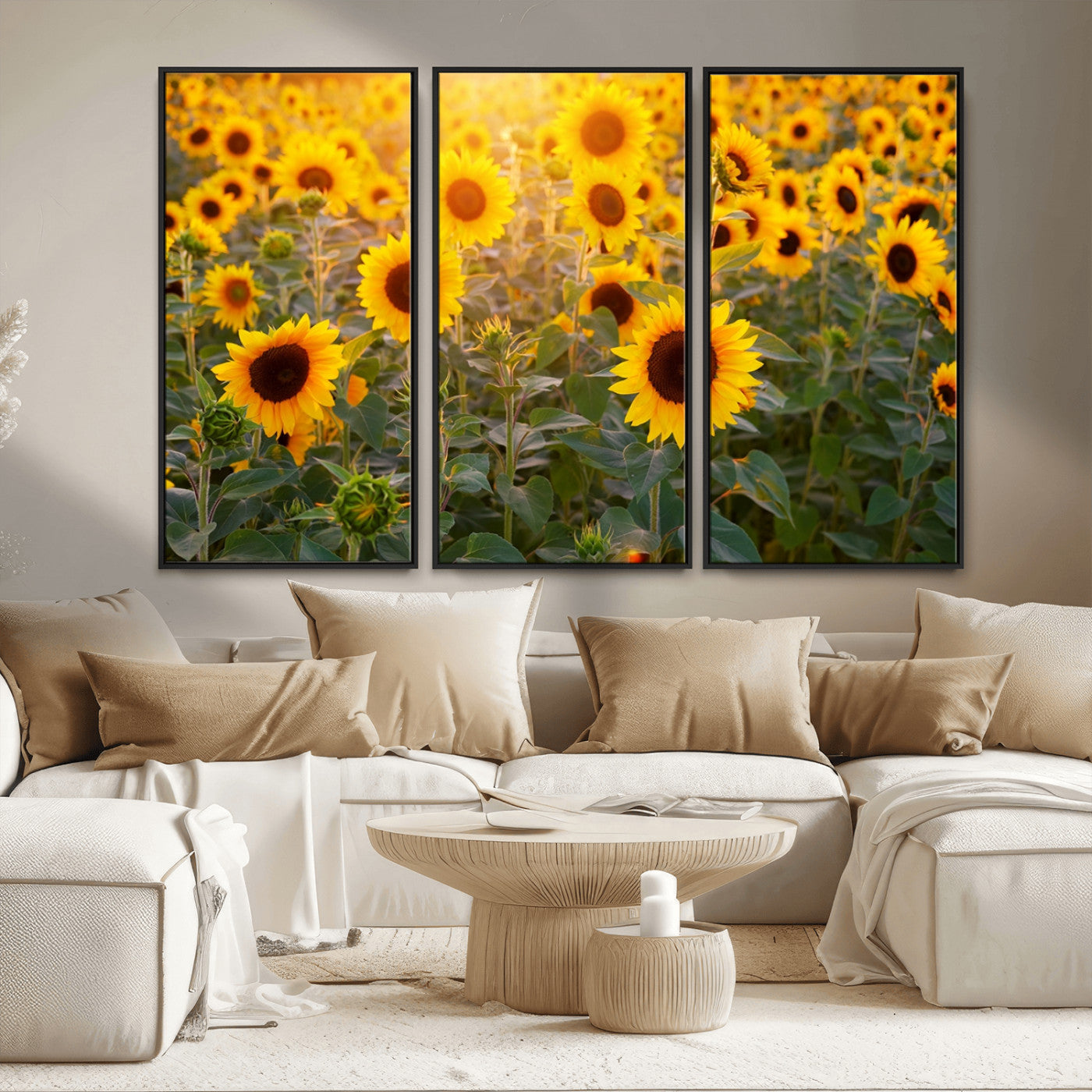Sunflower Sunshine Wall Art Canvas Print