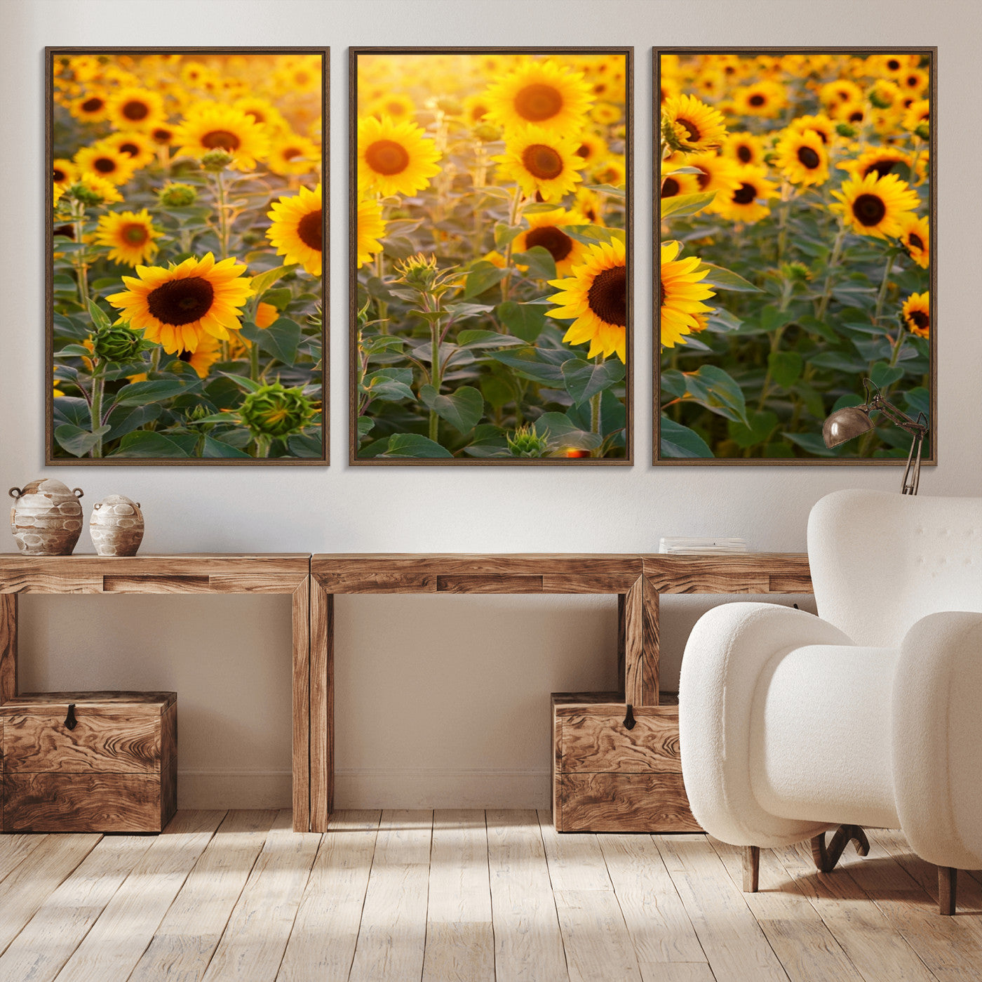 Sunflower Sunshine Wall Art Canvas Print
