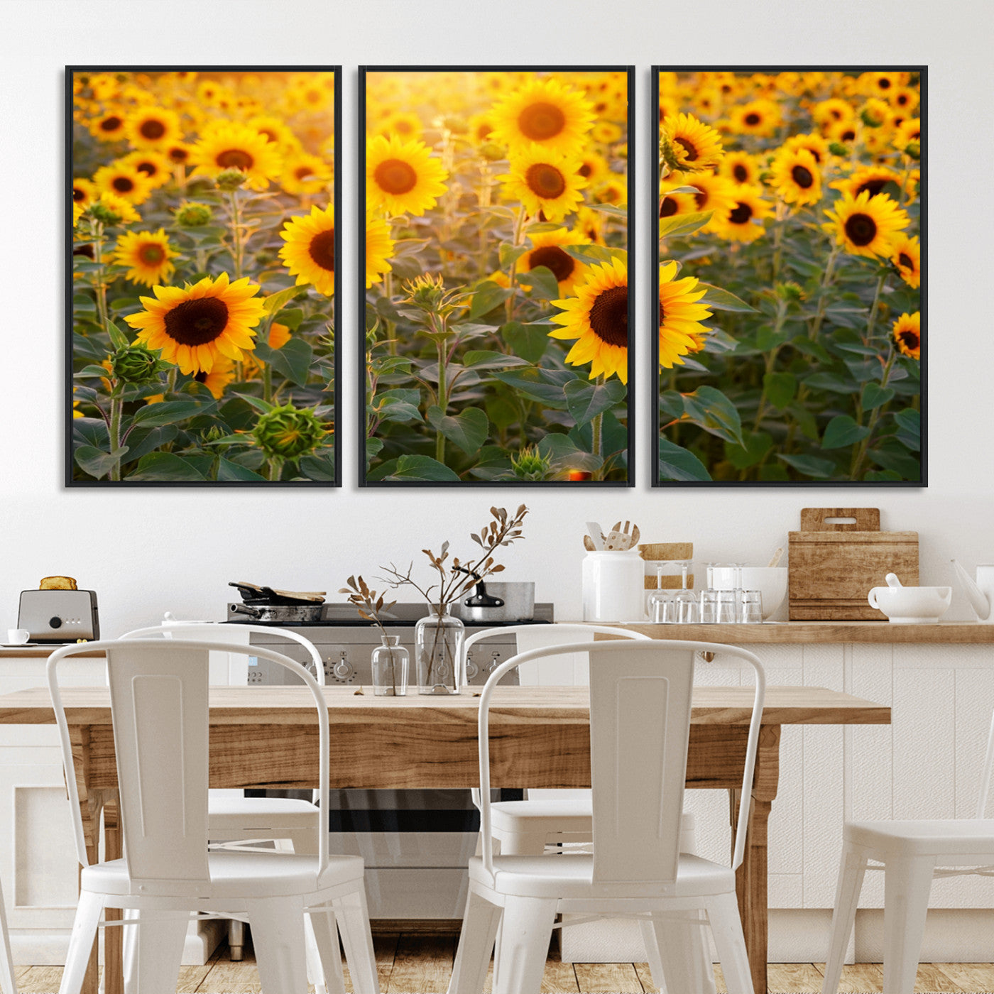 Sunflower Sunshine Wall Art Canvas Print