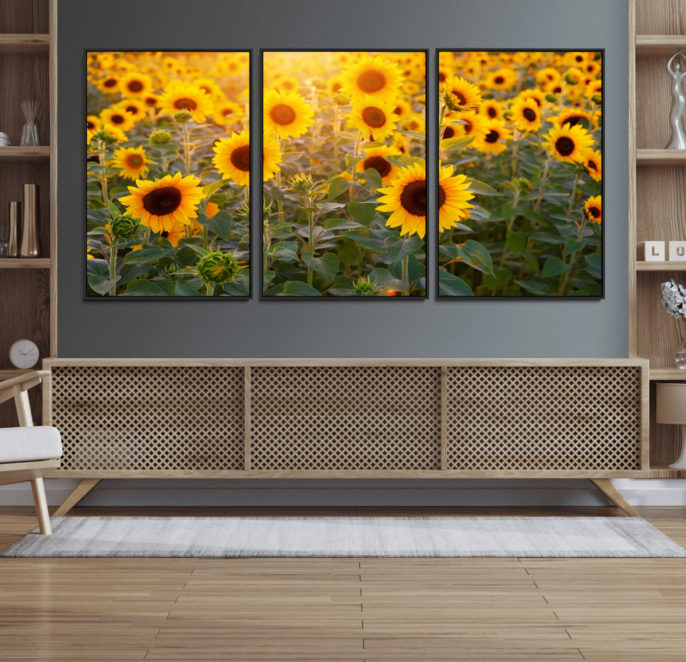 Sunflower Sunshine Wall Art Canvas Print
