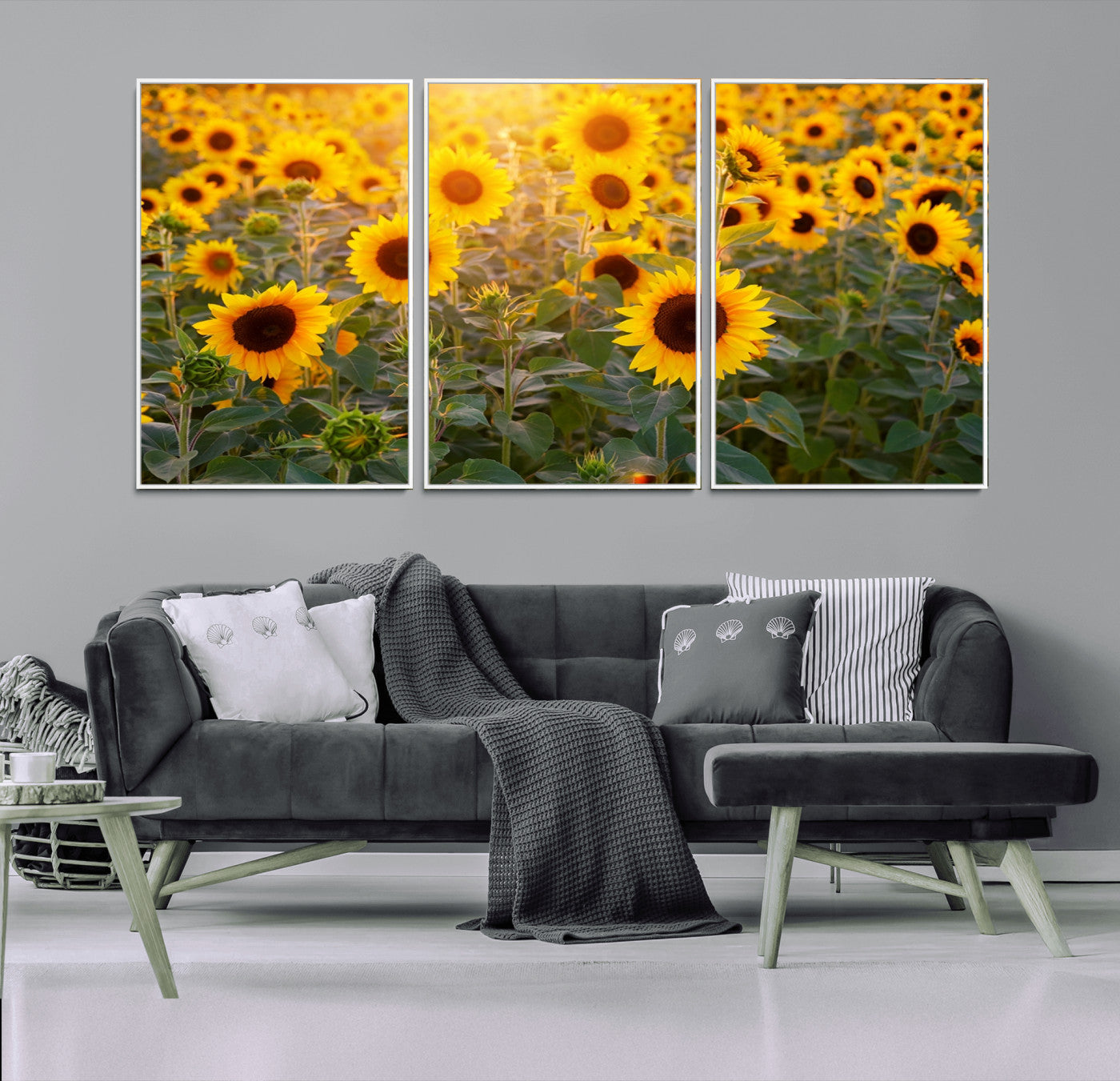 Sunflower Sunshine Wall Art Canvas Print