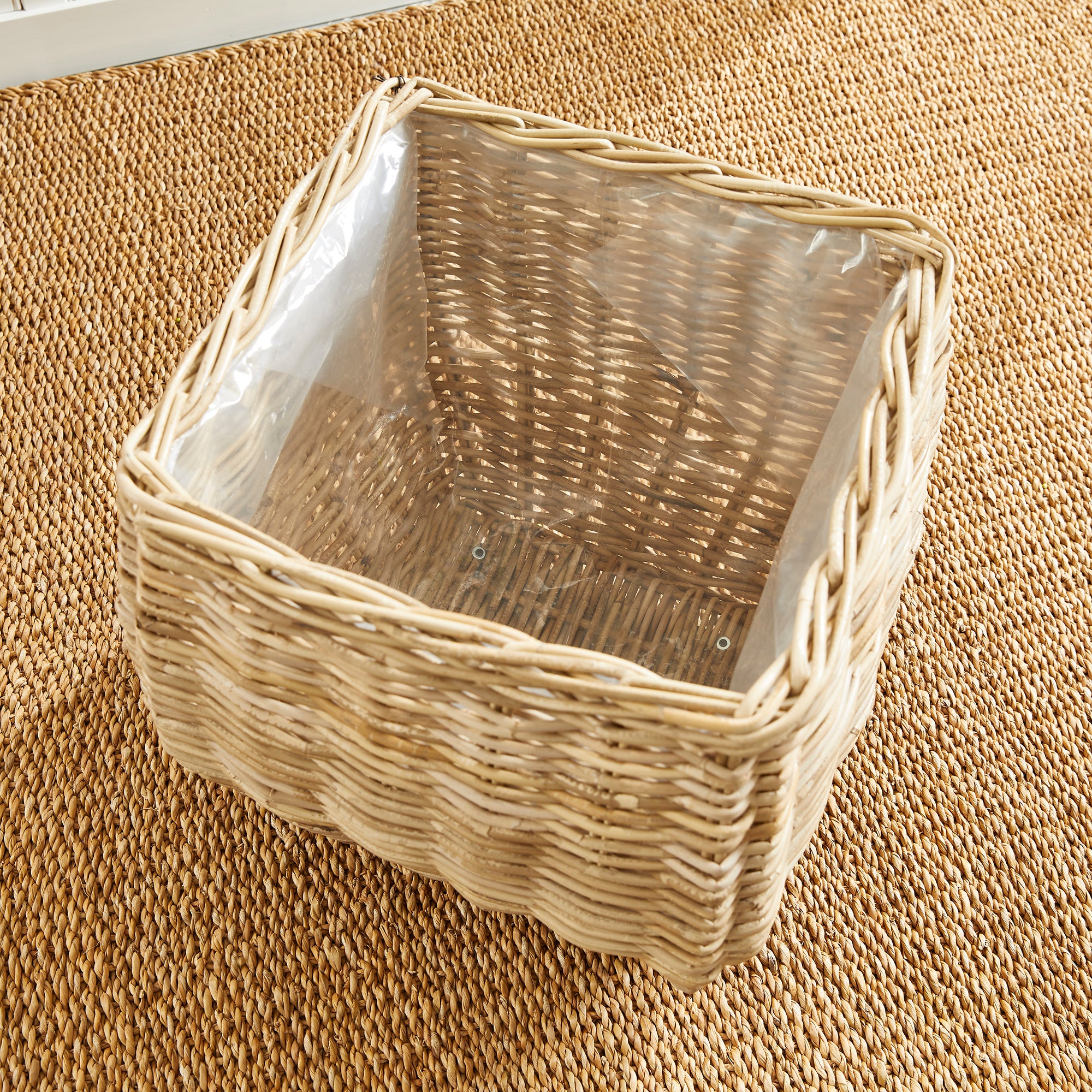 SYLVIE SQUARE TAPER BASKET LARGE