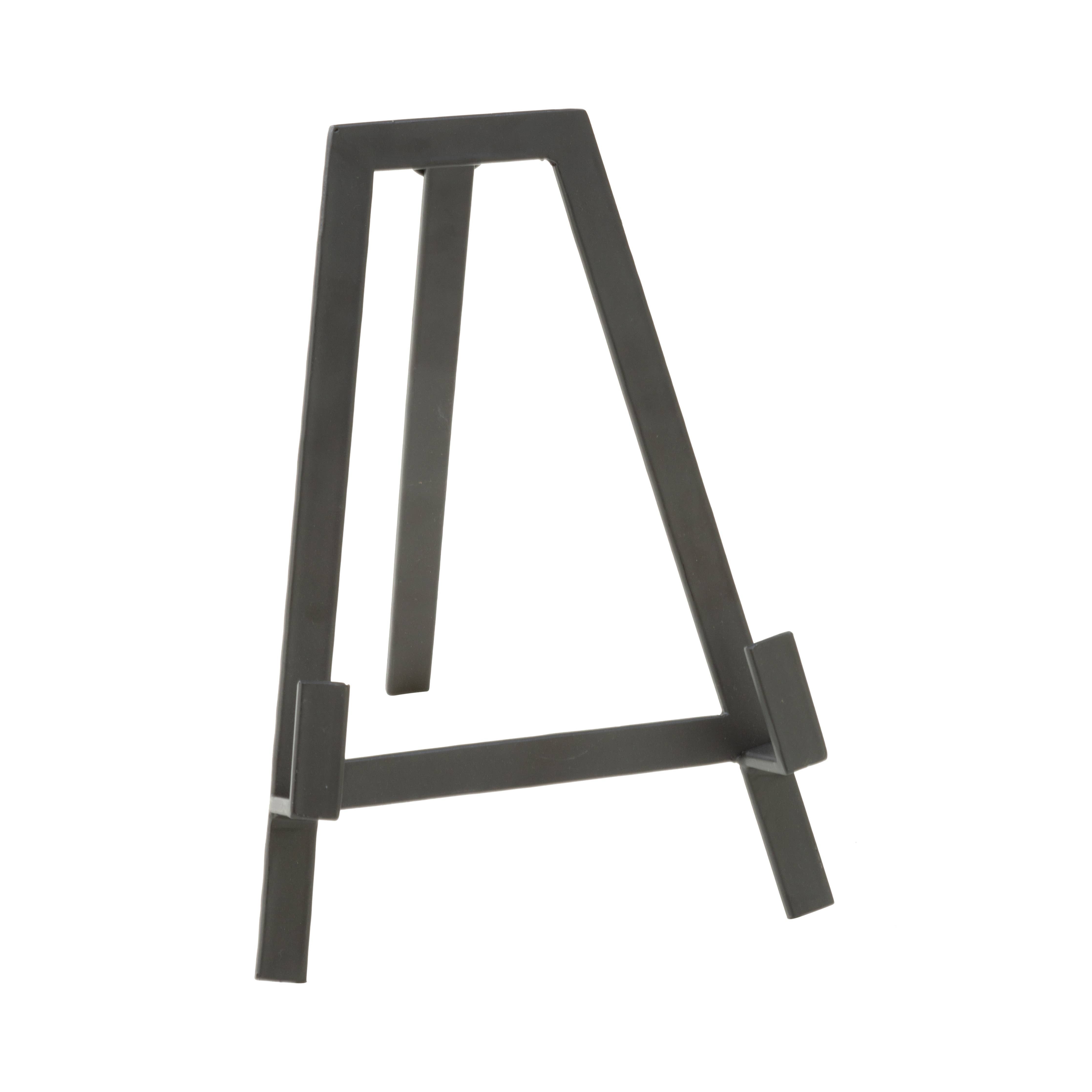 Black Tabletop A-Line Metal Easels: Small