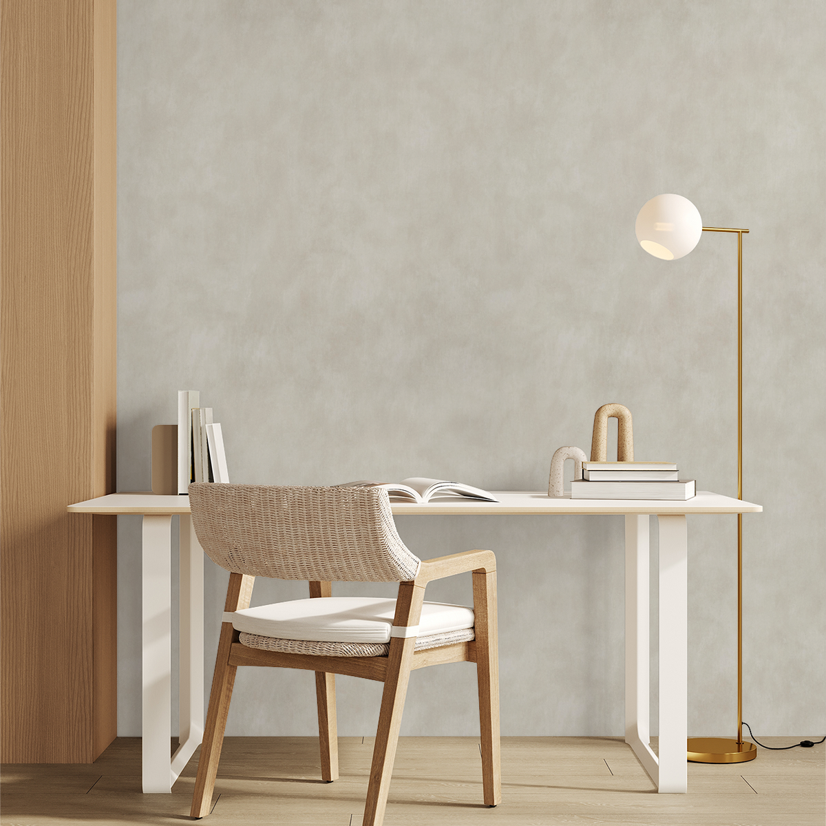 Limewash (Cream) Wallpaper
