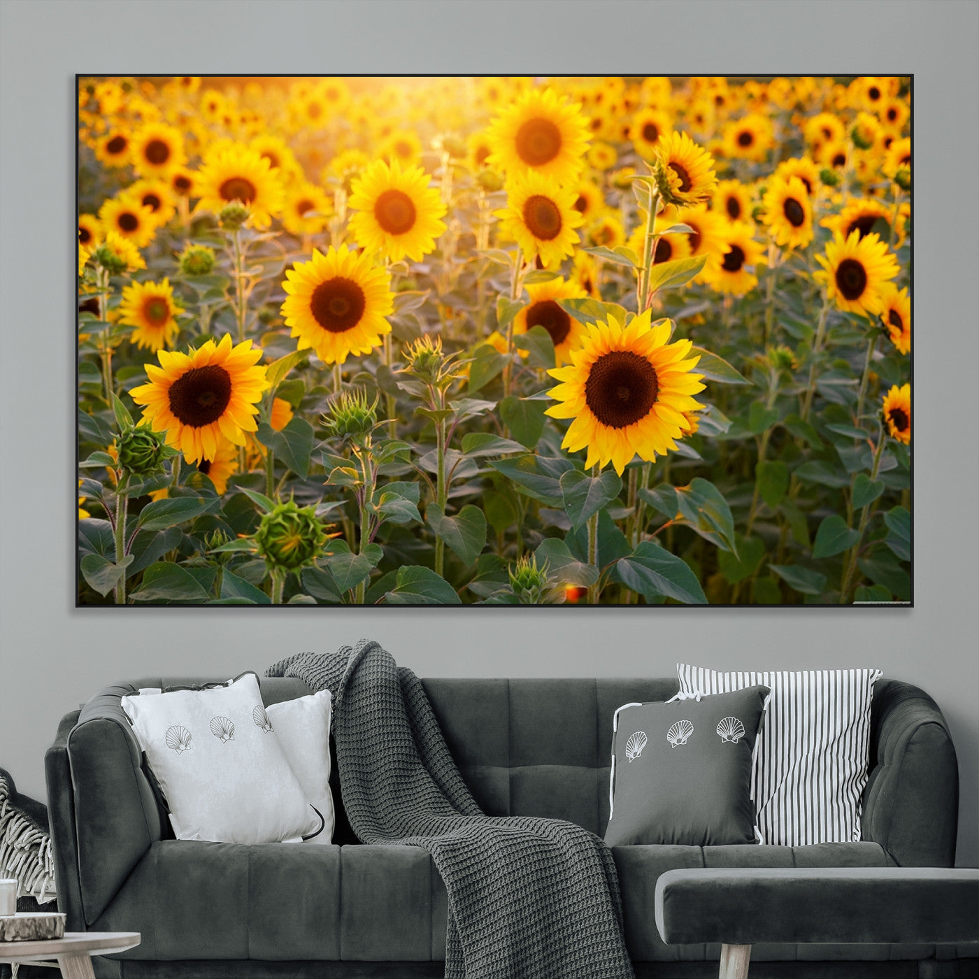Sunflower Sunshine Wall Art Canvas Print