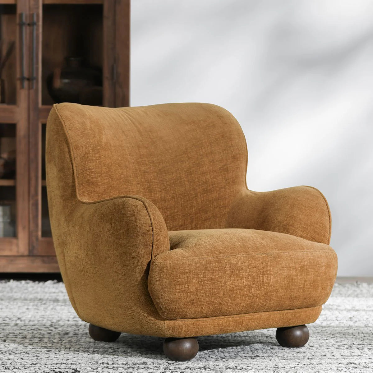 Penelope Upholstered Accent Chair - 2 Colors