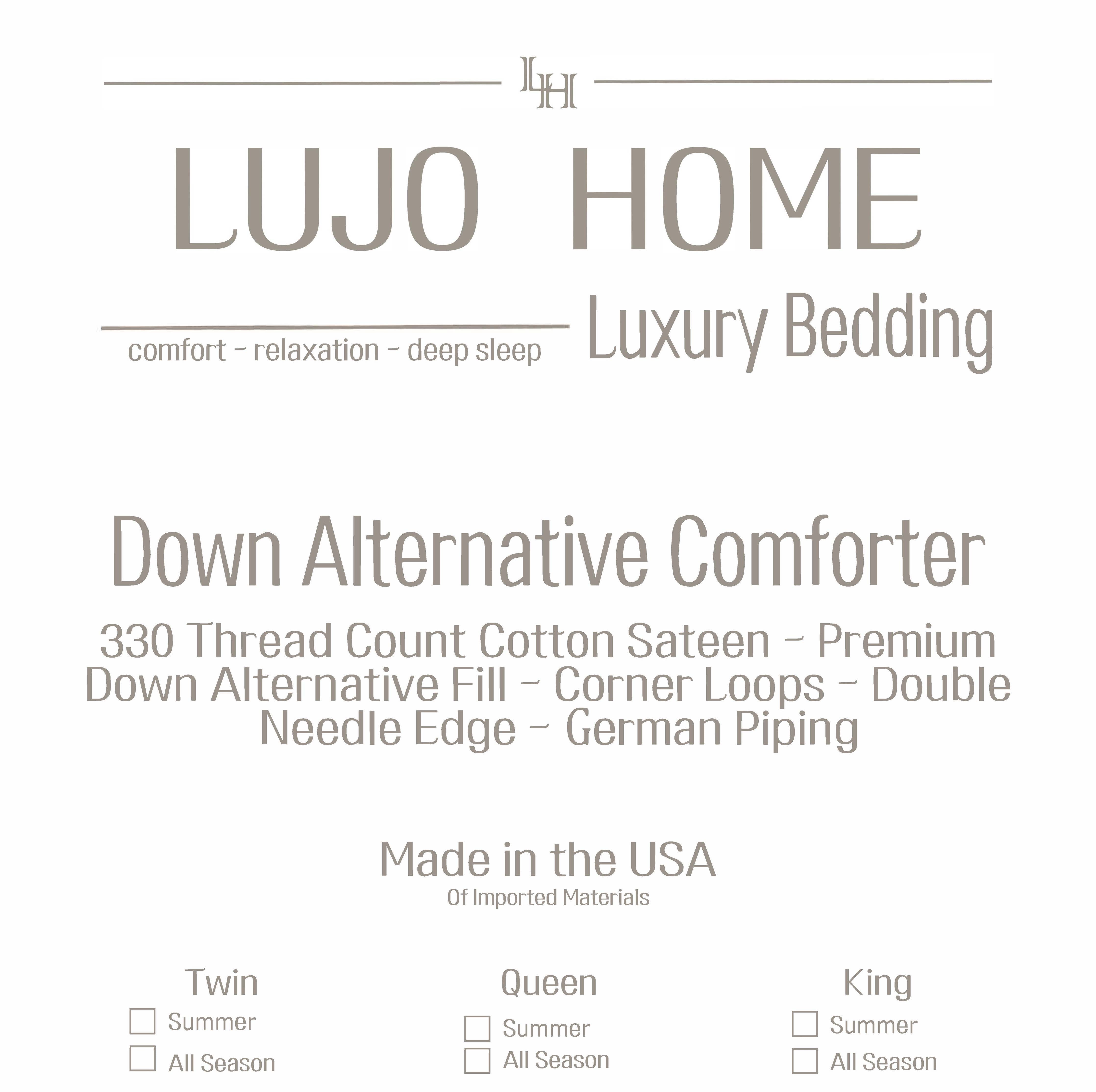 Down Alternative Comforter – All-Season Weight - Breathable: Twin 68x88