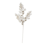 Champagne Glittered Cedar Pine w/Pinecone Spray - 30 Inch