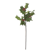 Holly w/Red Berry Stem  - 30 Inch