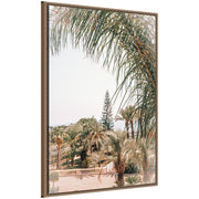 Sylvie Morning Walk to the Sea Framed Canvas by Alicia Abla