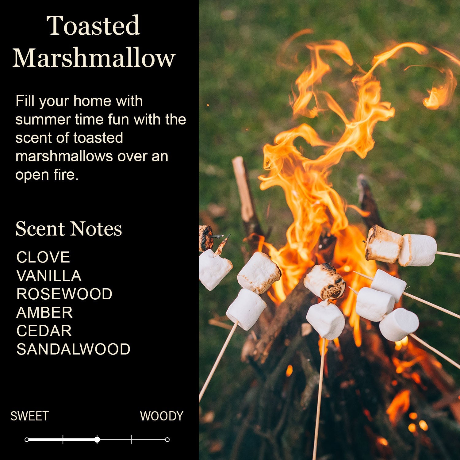 Flannels, Bonfires & S'mores - Fall Candle - Autumn Decor