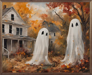 Two Ghost Companions: 10 x 8 x 1.5