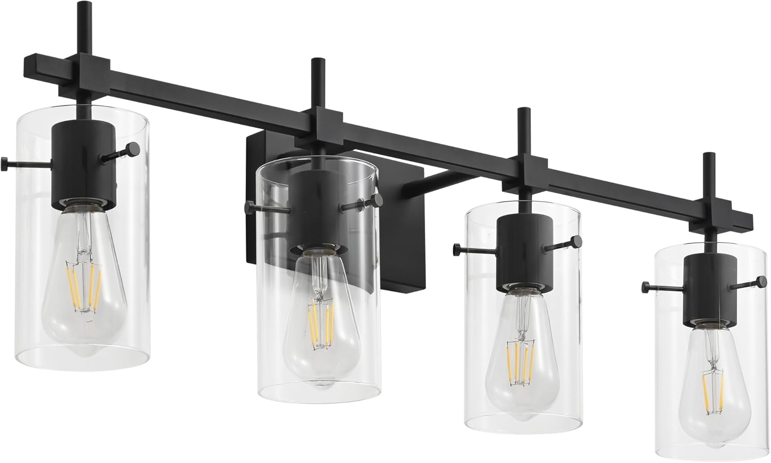 Vintage Vanity Lights with Glass Shade