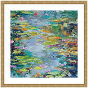 Framed Art Waterlilies at Giverny by Rachel Christopoulous