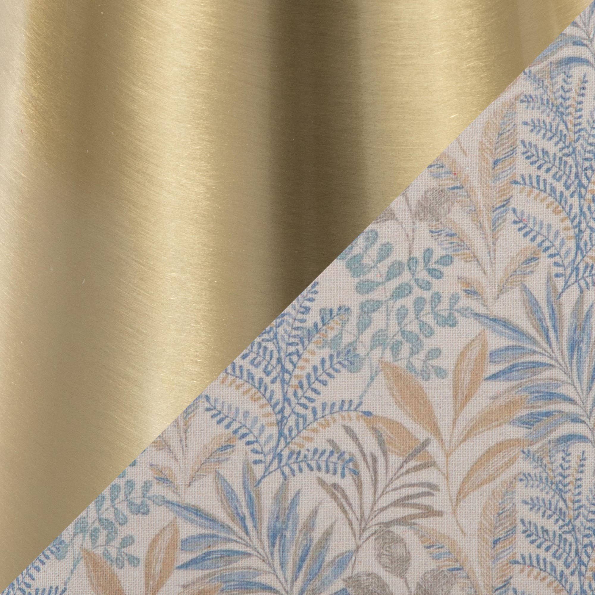 Cone Travertine 27" Table Lamp - In Gold Metal: Gold Metal, Travertine, Tan Leaf Shade