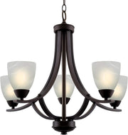 Contemporary 5-Light Large Chandelier