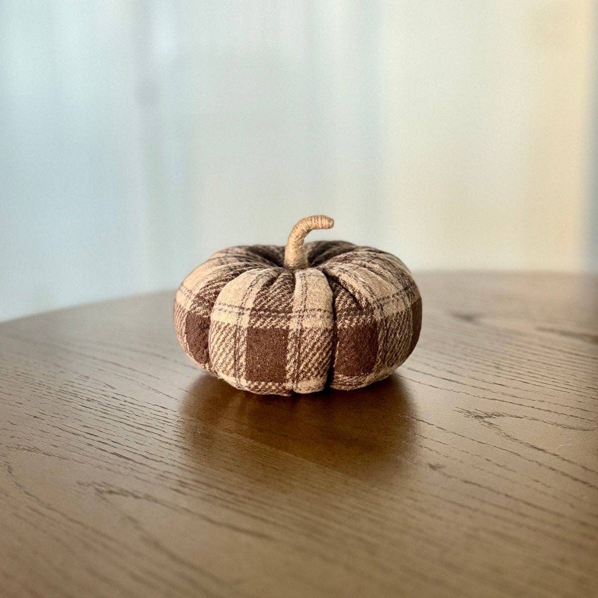 Lg Montana Plaid Pumpkin