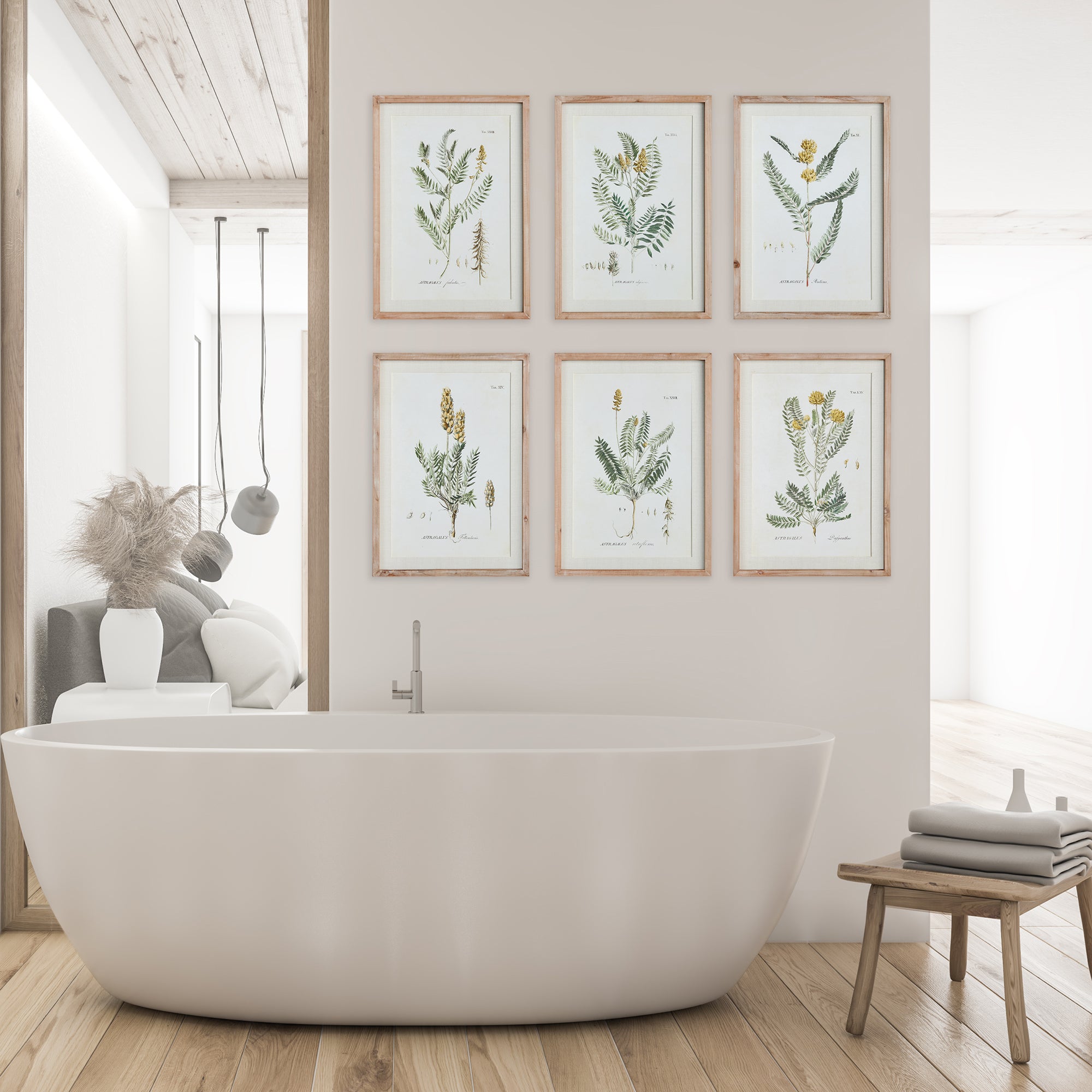 MID-SUMMER BLOOMS PRINTS, SET OF 6