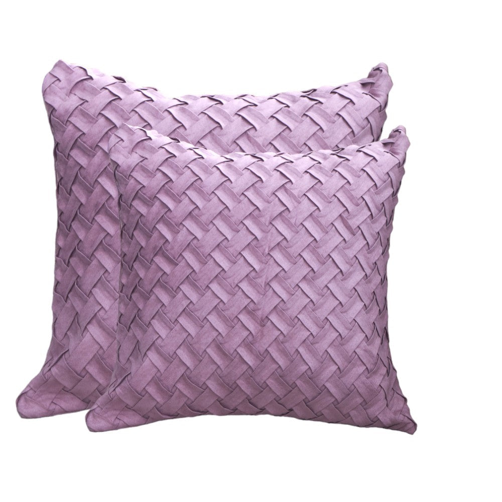 Set of 2 Throw Pillow Covers AND Inserts mixed of 18"x18" and 20"x20" well mixed one of each size