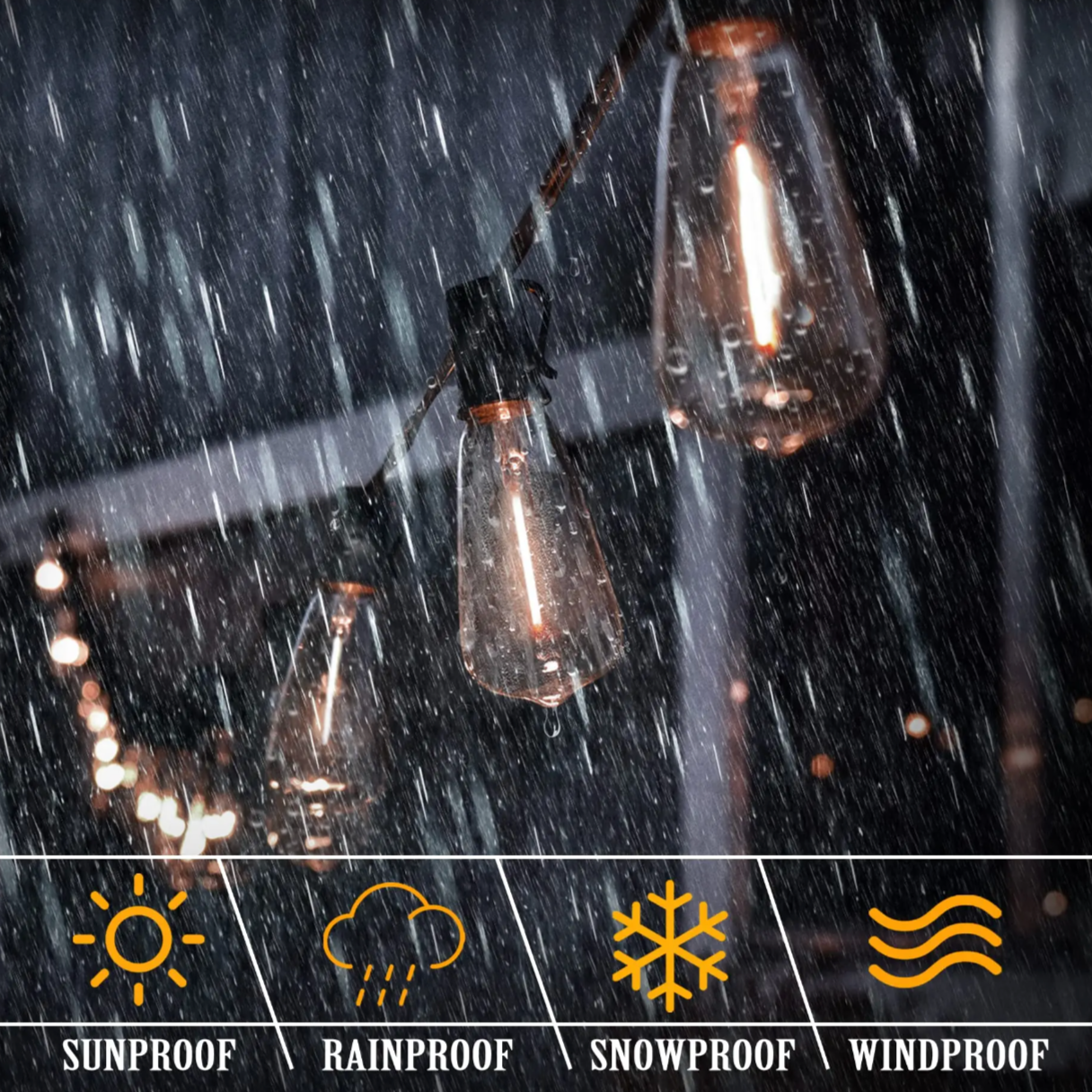 Shatterproof Outdoor String Lights: US