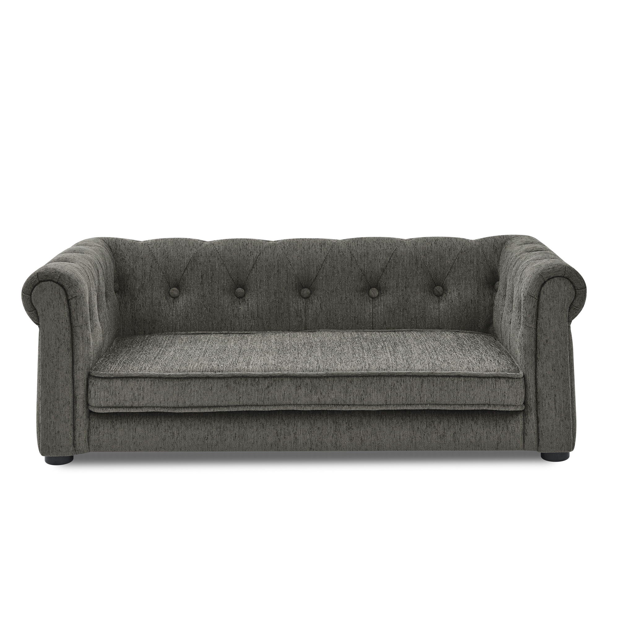 Modern Elegant Rectangle Pet Bed, Durable Elevated Dog Sofa