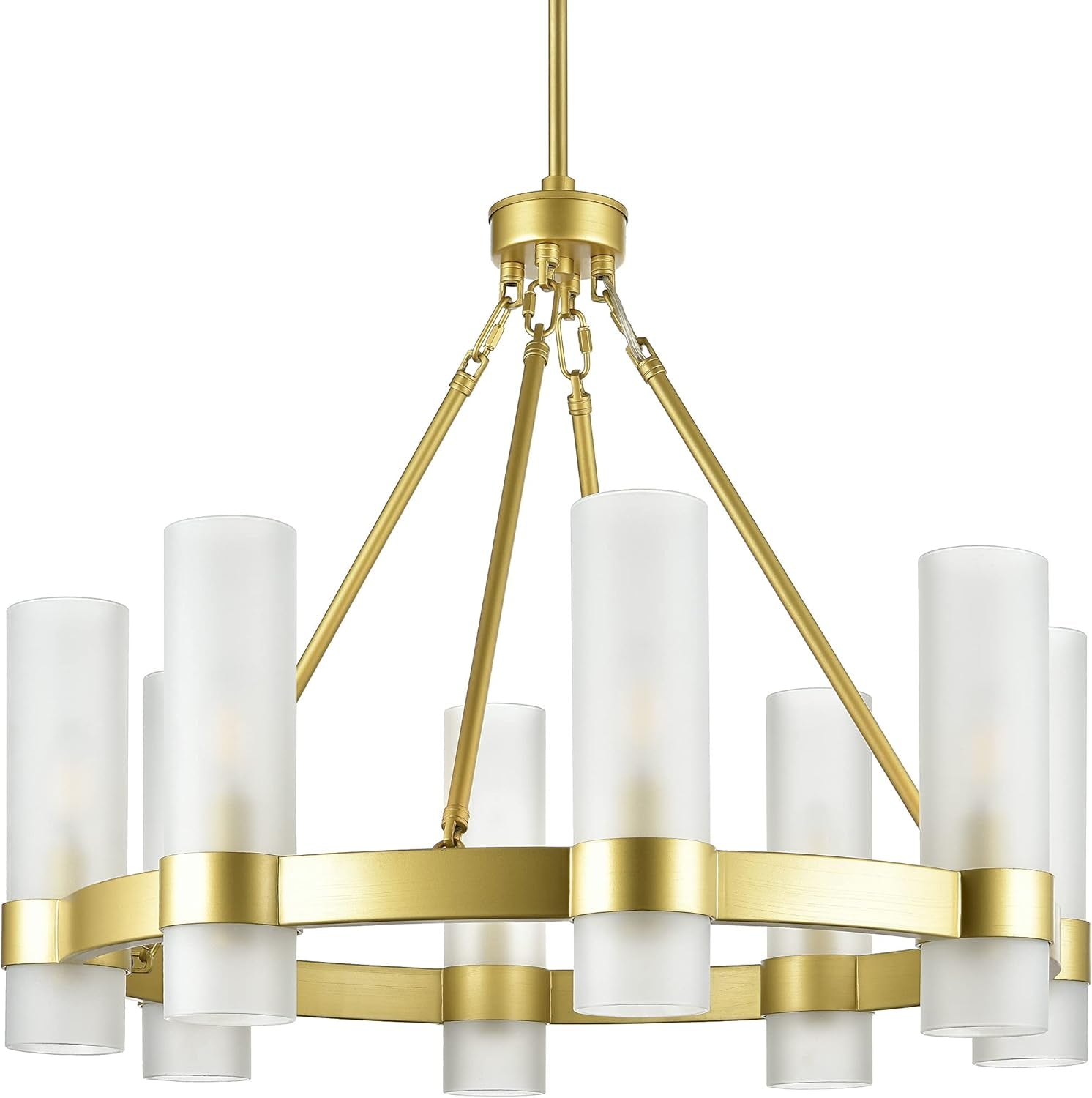 Small Wagon Wheel Chandelier