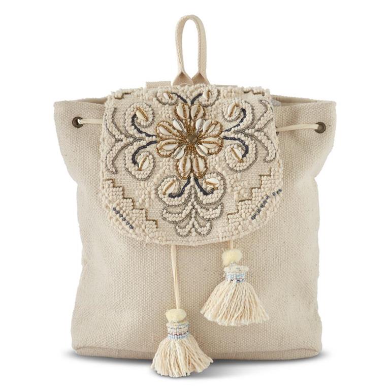 Diamond Shell Pattern Backpack