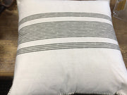 White and green pillow