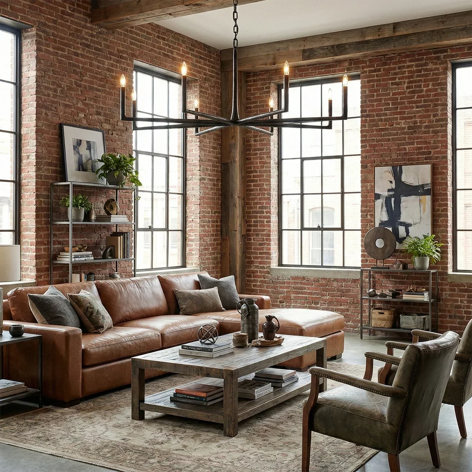 Avarit Forged Round Chandelier