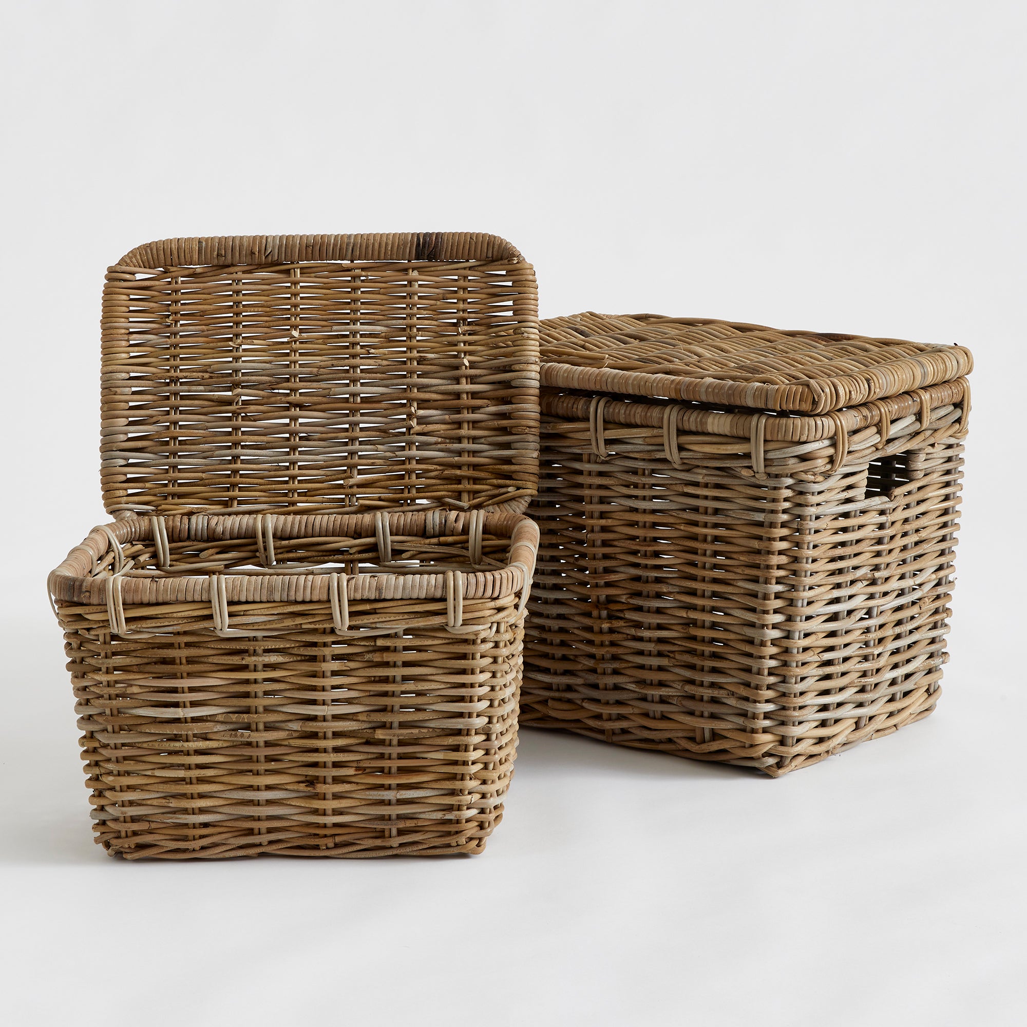 RUTHIE STORAGE TRUNKS, SET OF 2