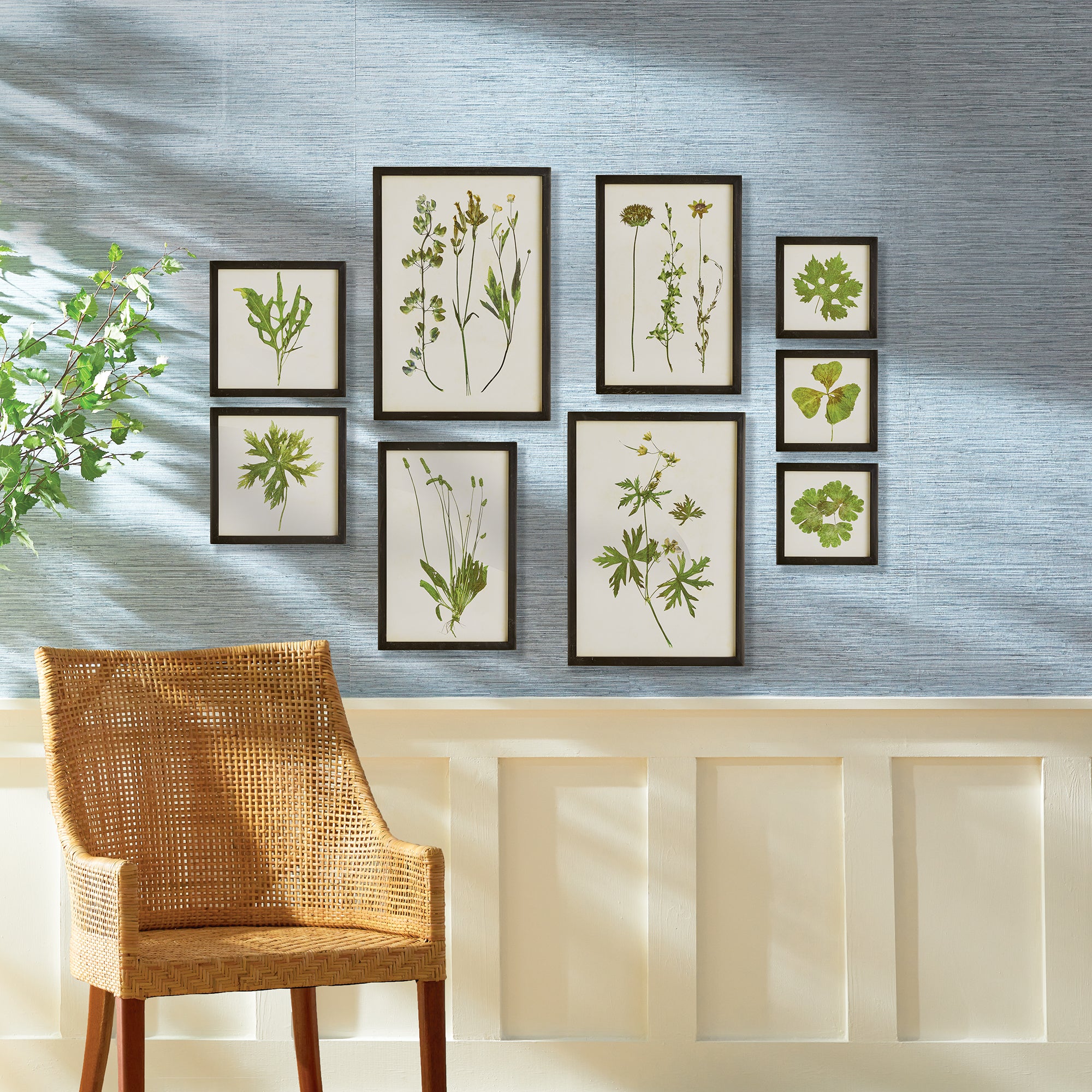 FOLIAGE PRINTS, SET OF 9
